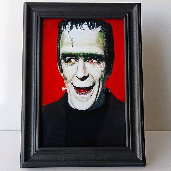 Herman Munster The Munsters Vintage Retro Horror 50s 60s Tv Cult Classic Art Dec - Picture 3 of 7